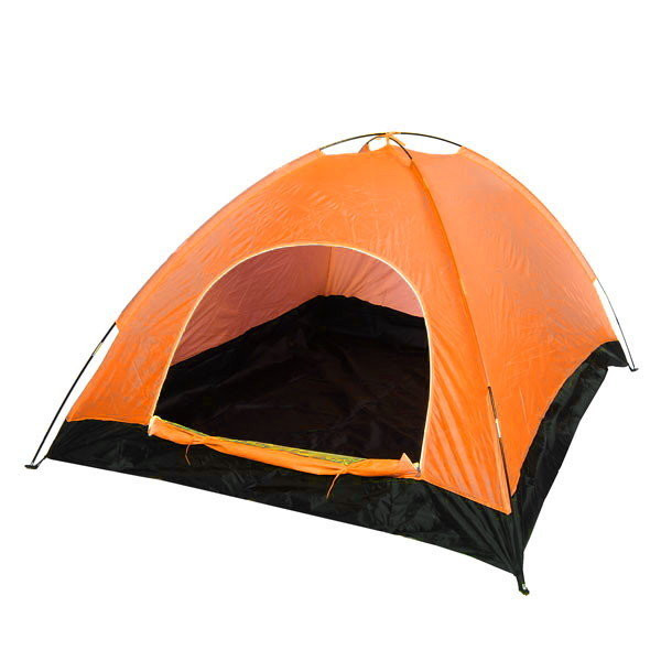 Палатка Турист Мастер Кама-3, двухслойная, оранжево-зеленый