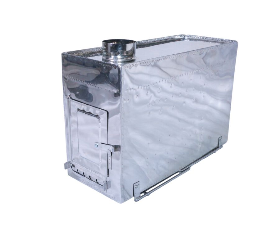 Печь походная Век Макси, сдвижной экран