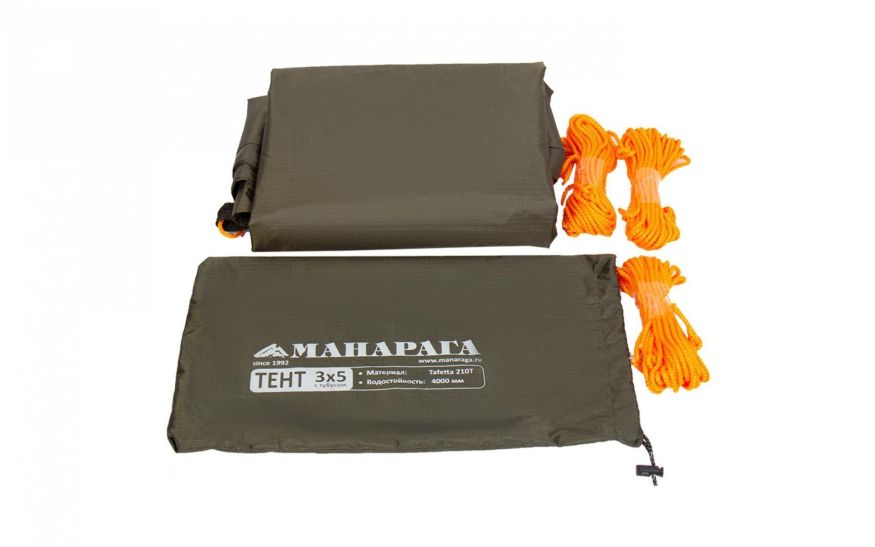Тент 3x5 м с тубусом 4000 PU