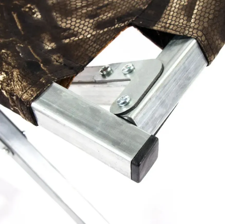 Раскладушка туристическая в чехле 2050х750х400 мм, оцинкованная сталь, Следопыт