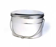 Котелок низкий 12,5 л крышка без ручек Роза Ветров