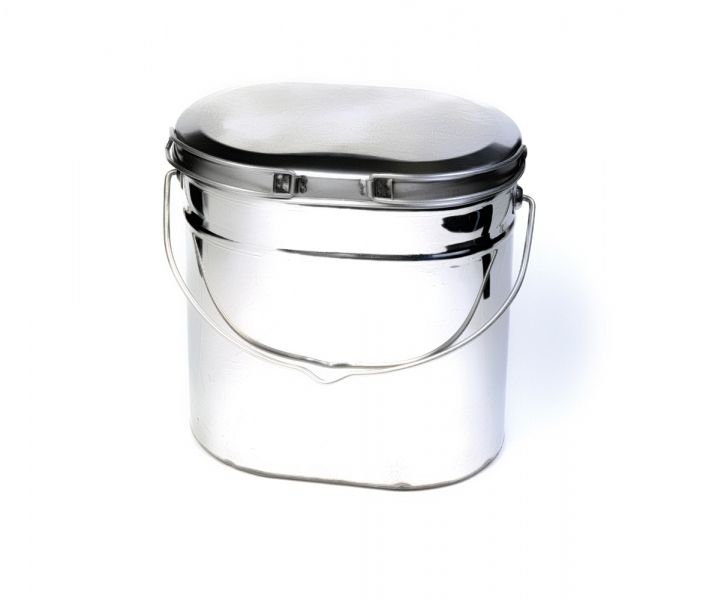 Котелок высокий 16,5 л крышка с ручками Роза Ветров