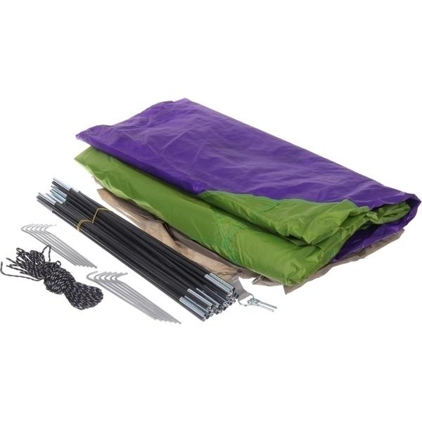 Палатка туристическая Кама-3 двухслойная, (100+215)*215*170 см, зелено-синий