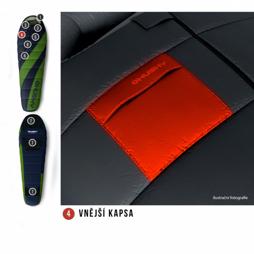 Спальный мешок ESPACE -6С, 210х85, InsuFil, левый