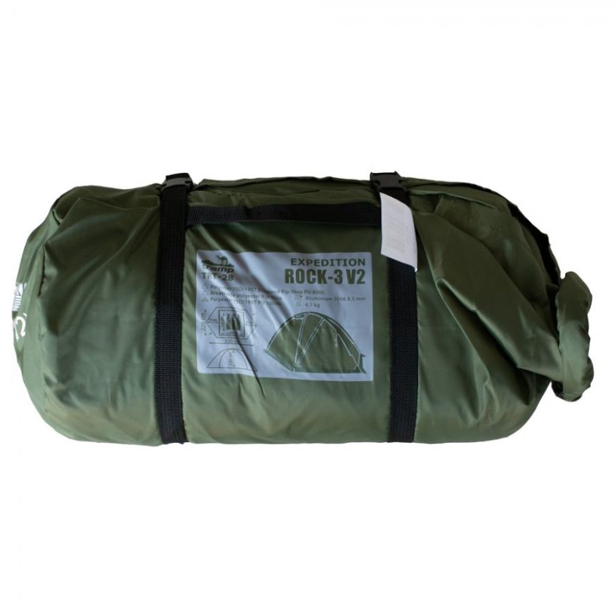 Палатка Tramp Rock 3 v2, зеленый