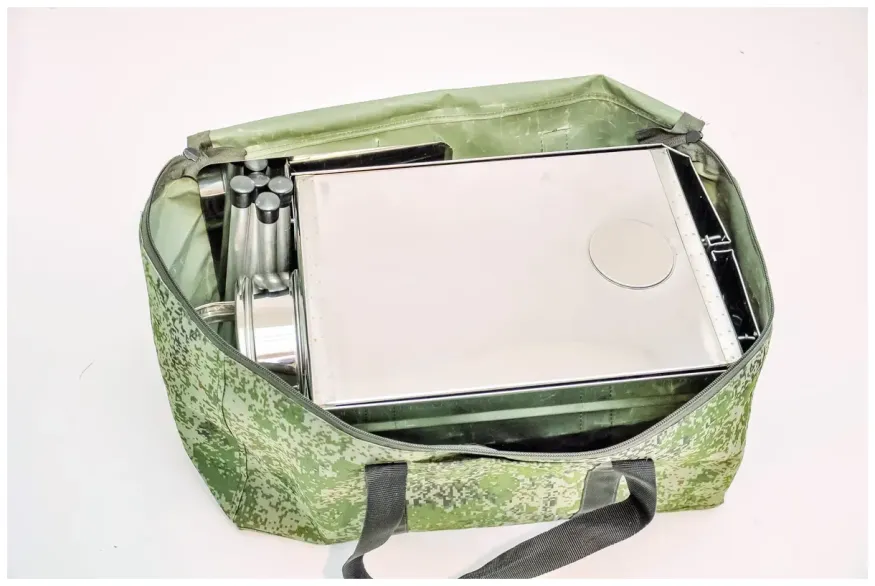 Печь походная Пошехонка малая с 3D экраном