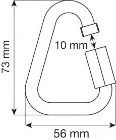 Карабин Delta 8 mm Stainless Steel Quick Link, CAMP