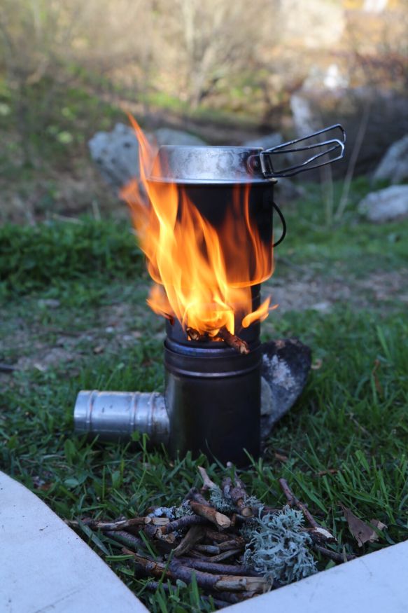 Турбопечка щепочница Век d 108 мм титан