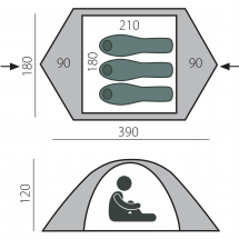 Палатка BTrace Vang 3
