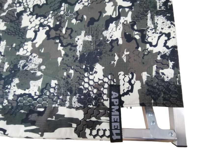 Раскладушка туристическая в чехле Армеец с органайзером, 1950х750х400 мм, труба алюминиевая 25х25 мм