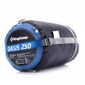 Спальный мешок OASIS 250 -3С синий, левый, King Camp