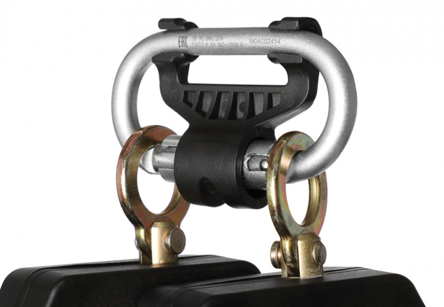 Двухплечевое средство защиты втягивающего типа «НВ-02 трос» с карабином «Стальной Монтажный»