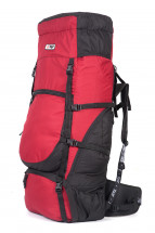 Рюкзак туристический Хальмер 4, с латами, черный-вишня, 80 л, ТАЙФ