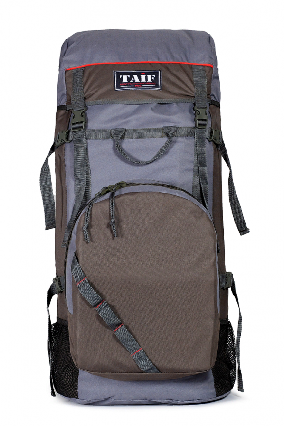 Рюкзак туристический Турист Лайт 3, ПВХ 600, серый/хаки, 90 л, ТАЙФ