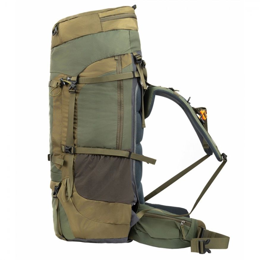 Рюкзак туристический Thor 90+10 Оливковый, Tramp