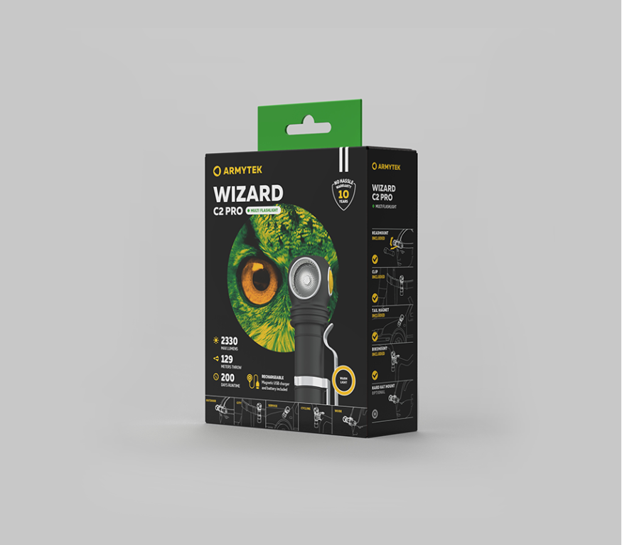 Armytek Wizard C2 Pro Magnet USB (теплый свет)