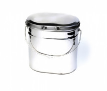 Котелок высокий 8,5 л крышка с ручками Роза Ветров